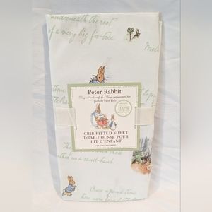 Pottery Barn Peter Rabbit Fitted Crib Sheet